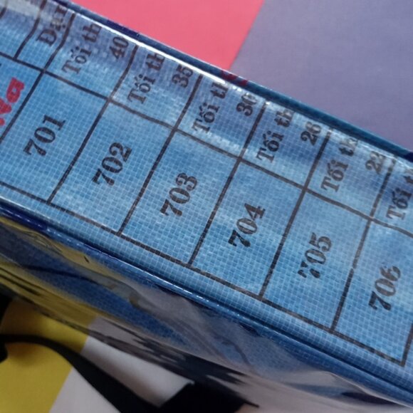 COPY - Catfish Handmade In Cambodia Traders 100% Recycled Material Messenger Bag - Picture 6 of 10